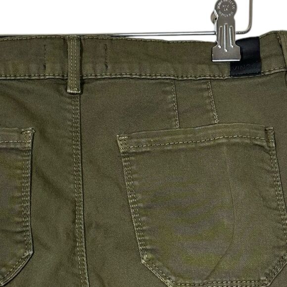 Vince Military Utility Pants Straight Leg army Green mid Rise Women's size 26 - Picture 7 of 8